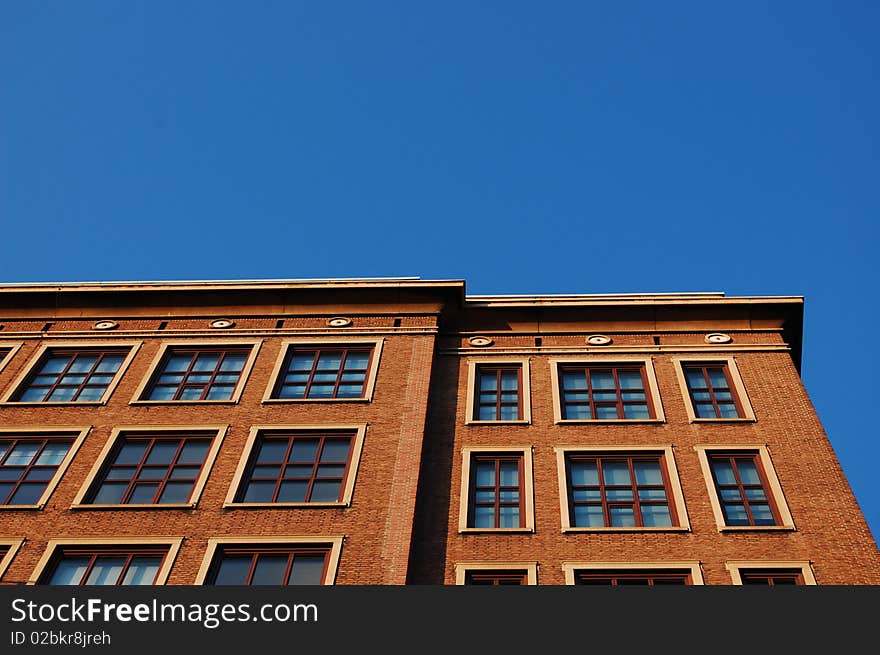 The corner of a federal building in Holland. The corner of a federal building in Holland