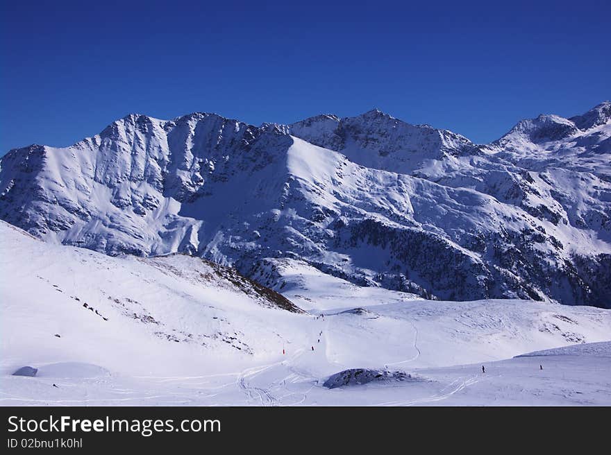 Ski Resort Winter View