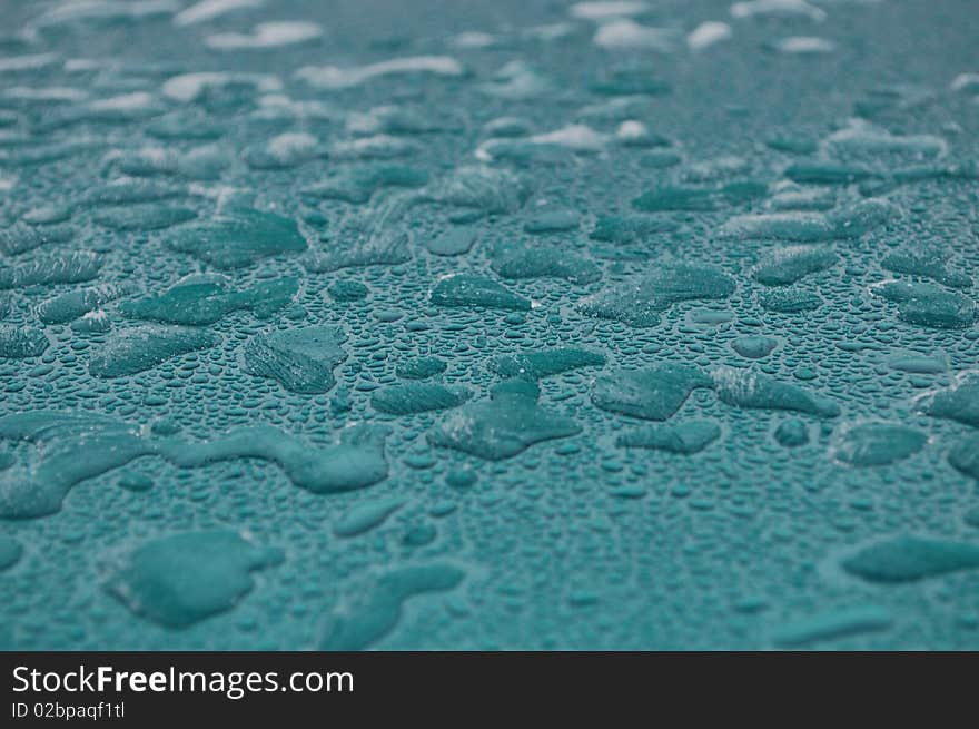 Frozen water bubbles