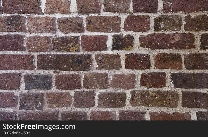 Exposed brick wall texture of a warehouse conversion