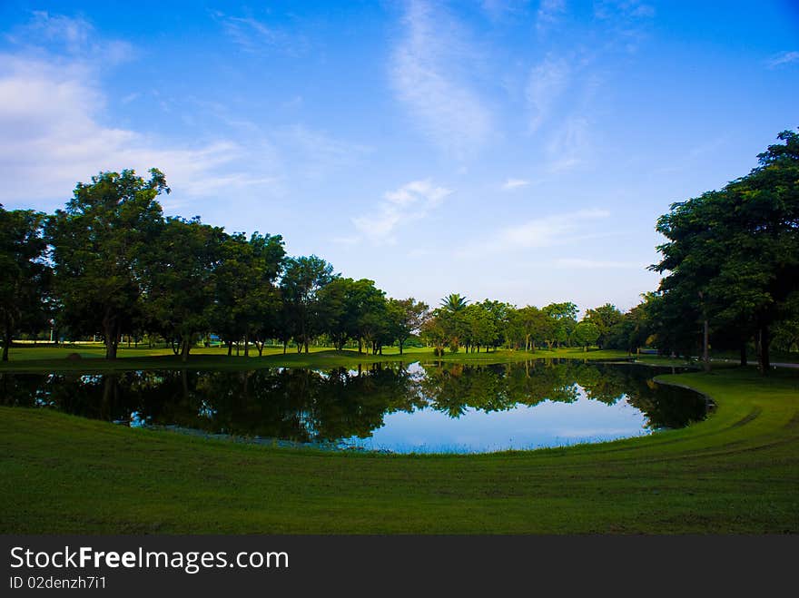 Lake garden