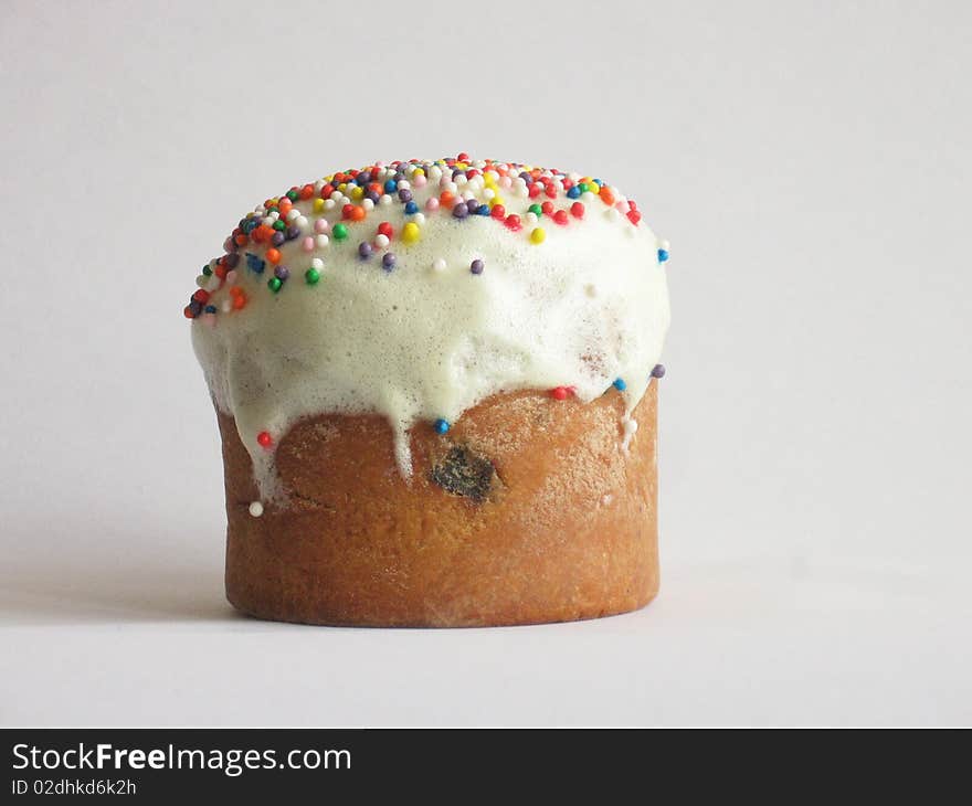 Traditional religious food for Easter - sweet bread. Traditional religious food for Easter - sweet bread