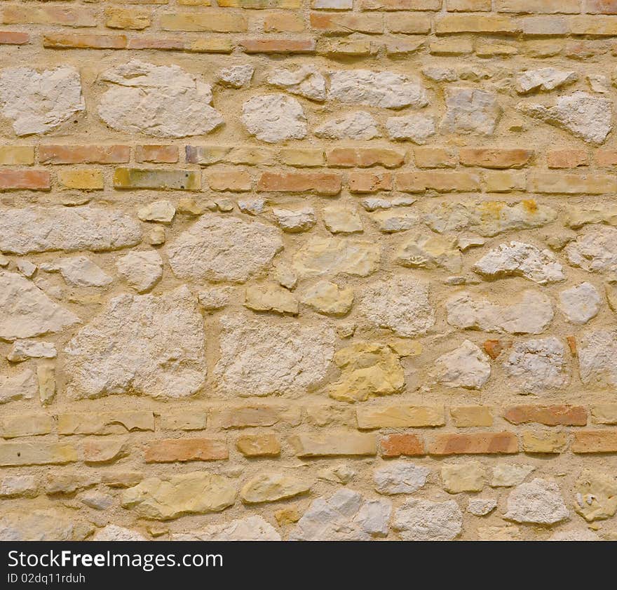 Close up view of wall texture