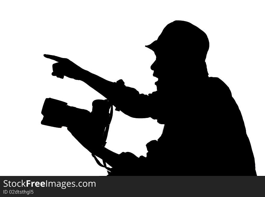 Photographer silhouette