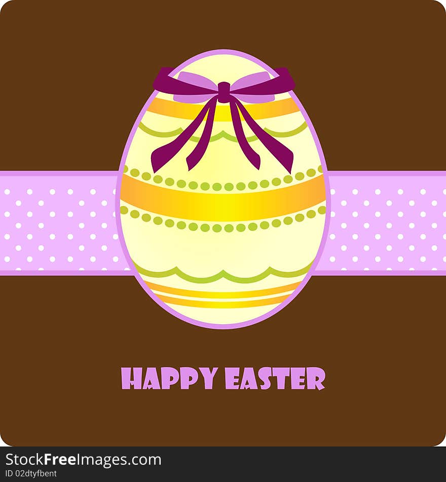 Easter decoration - easter greeting card