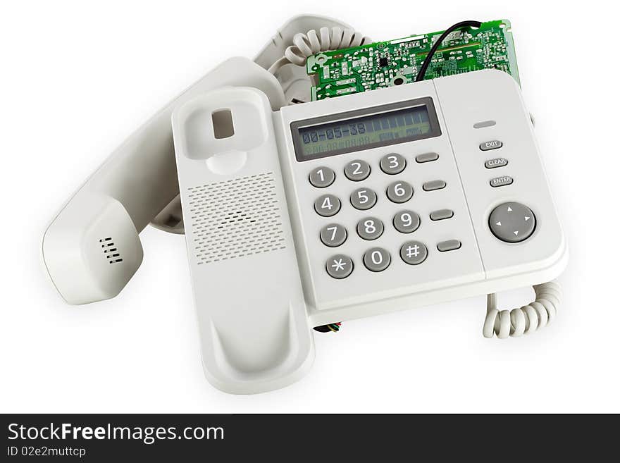 Cracked Isolated Telephone