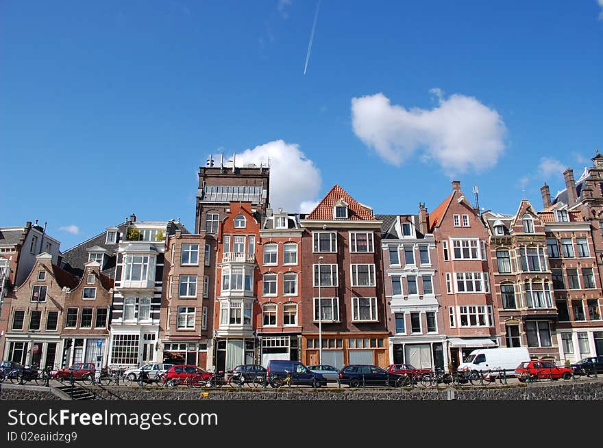 Amsterdam canal houses