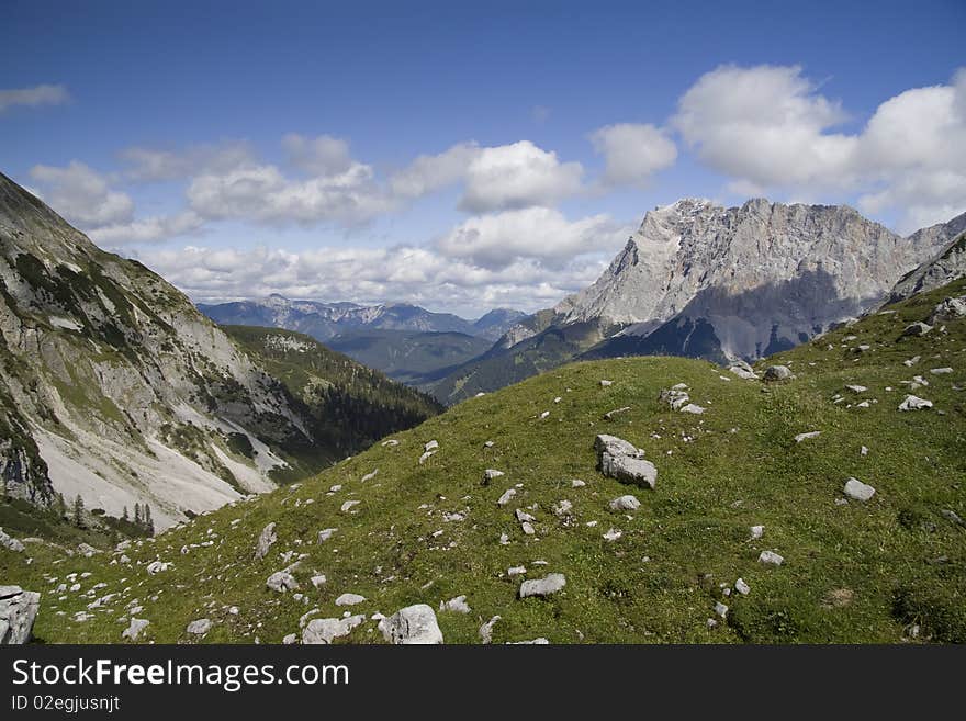 Wetterstein And Valley Of Seebensee