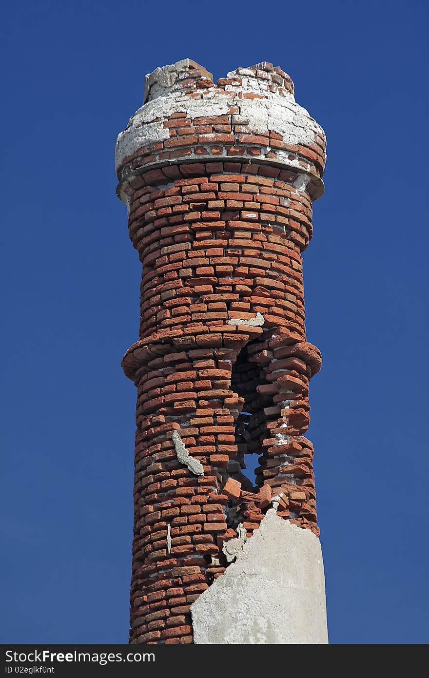 Decaing chimney, Lesbos, Greece