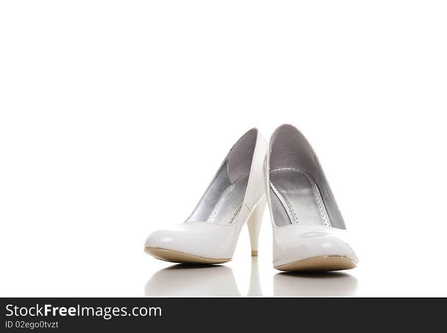 White woman shoes