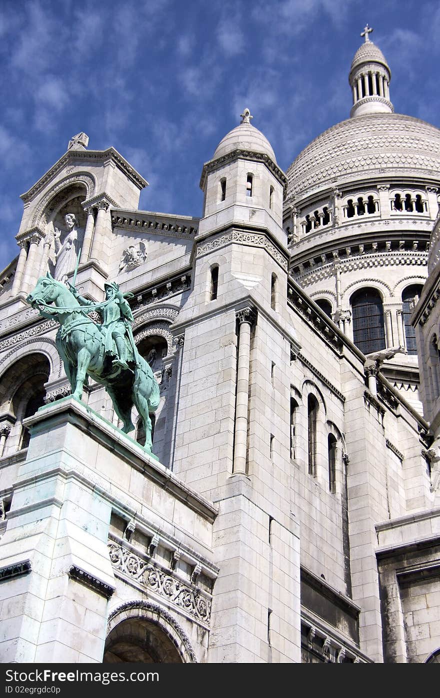 Sacre Coeur Paris France SUnny Day