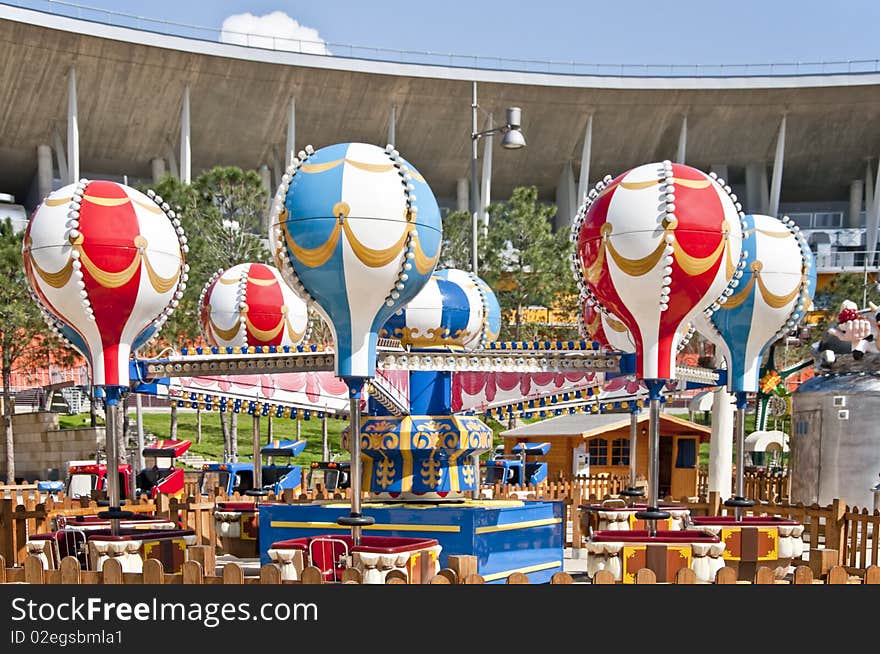 Colorful carousel