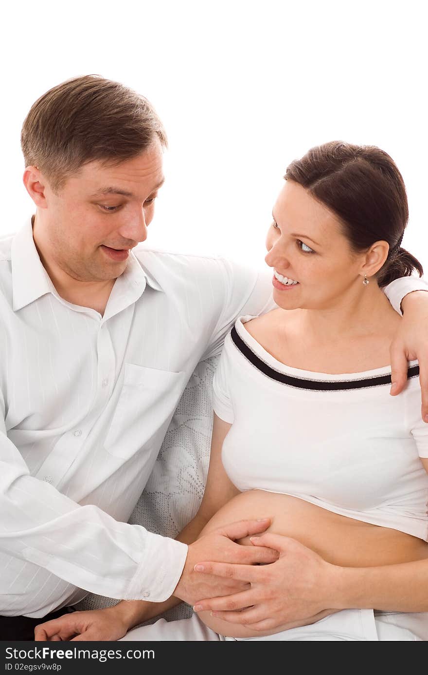 were sitting on a white background. were sitting on a white background