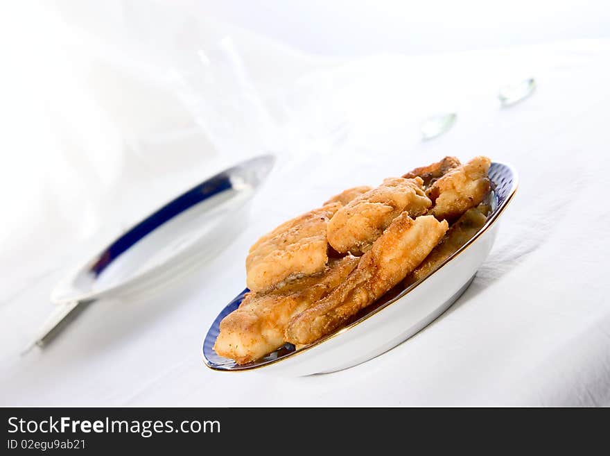 Pieces Of Fried Fish