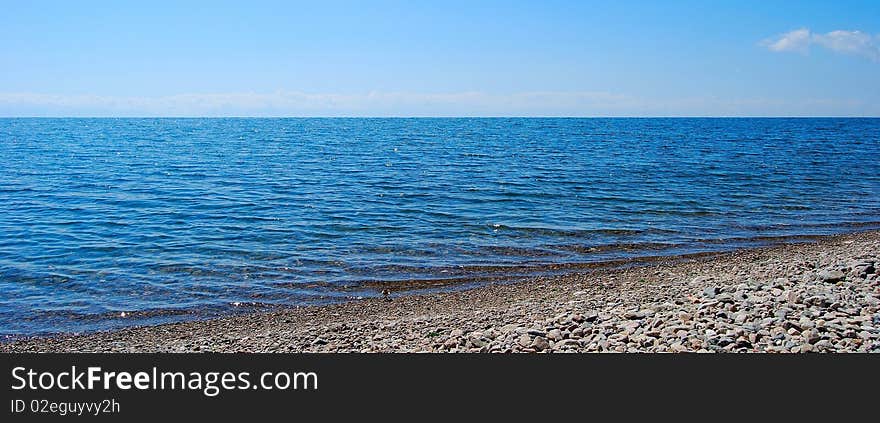 Calm Baikal Lake. Nobody. Summer. Calm Baikal Lake. Nobody. Summer.