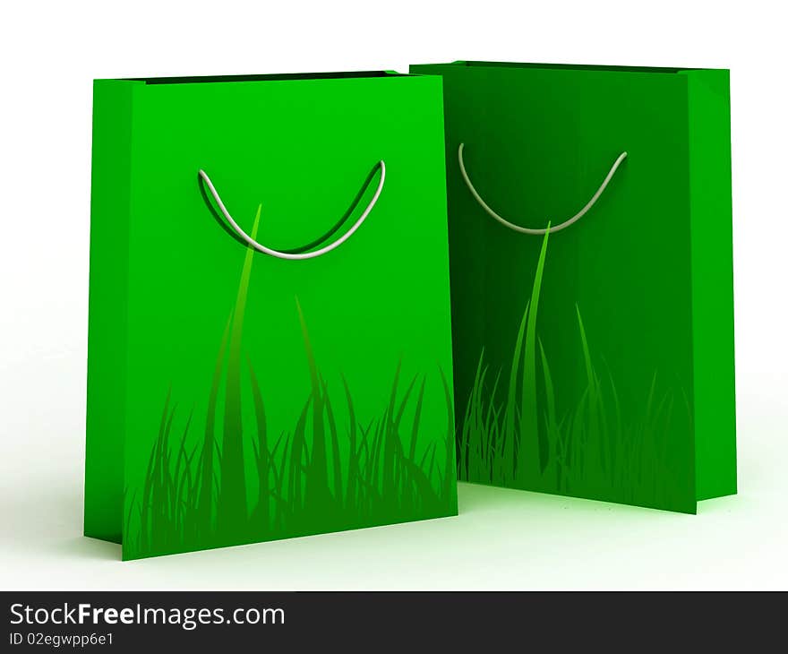 Bright environmental bags for shopping. Bright environmental bags for shopping