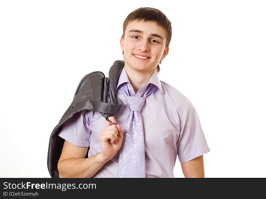 Handsome young businessman