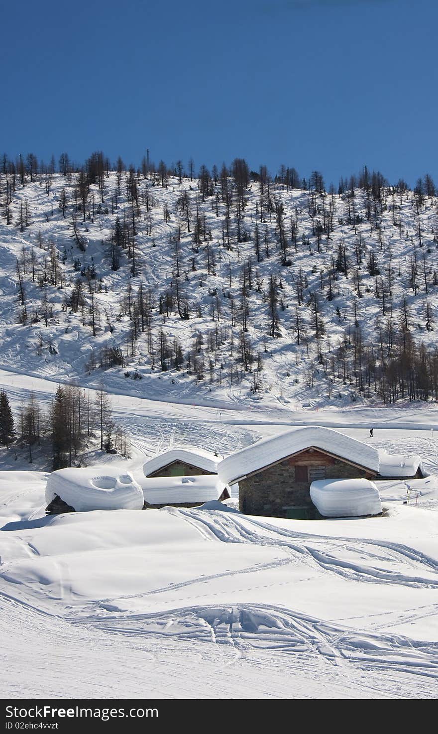 House With The Snow