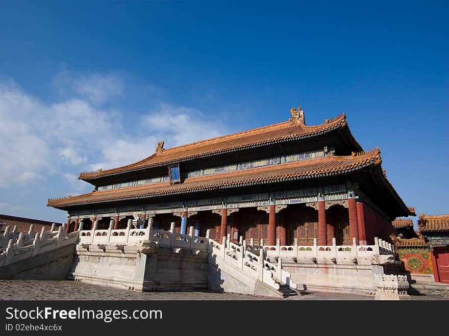 Huang Ji hall of Forbidden City