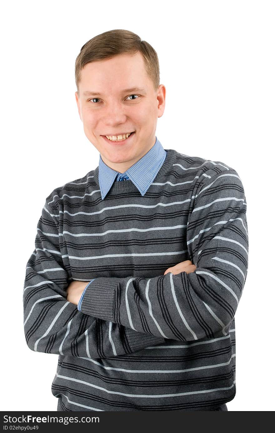 Handsome Young Man Smiling