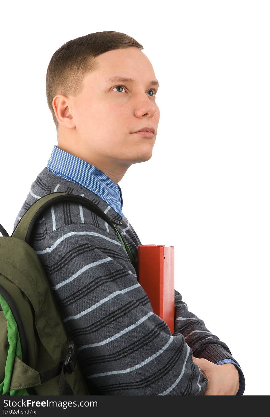 Young male student