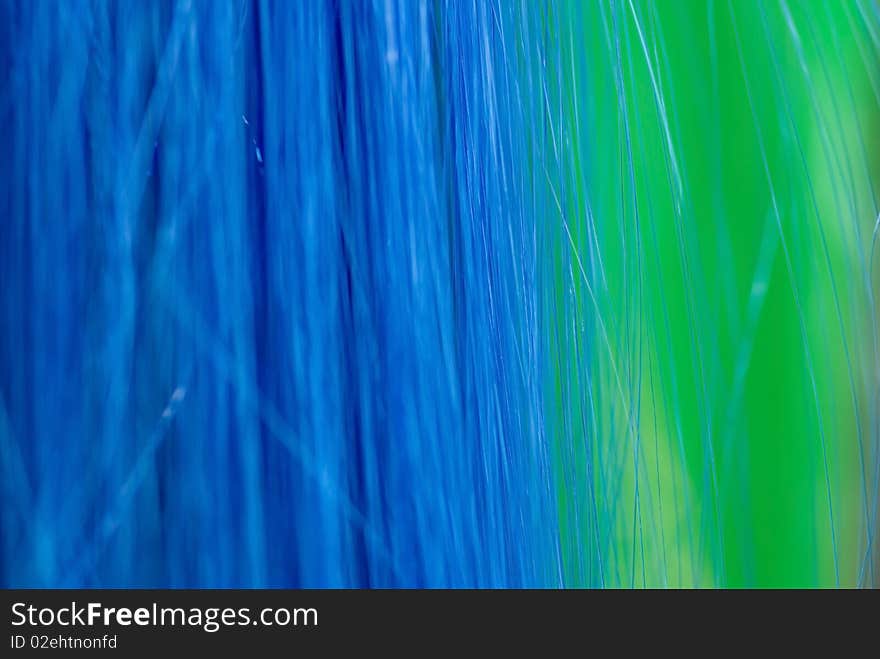 Background of artificial hair.