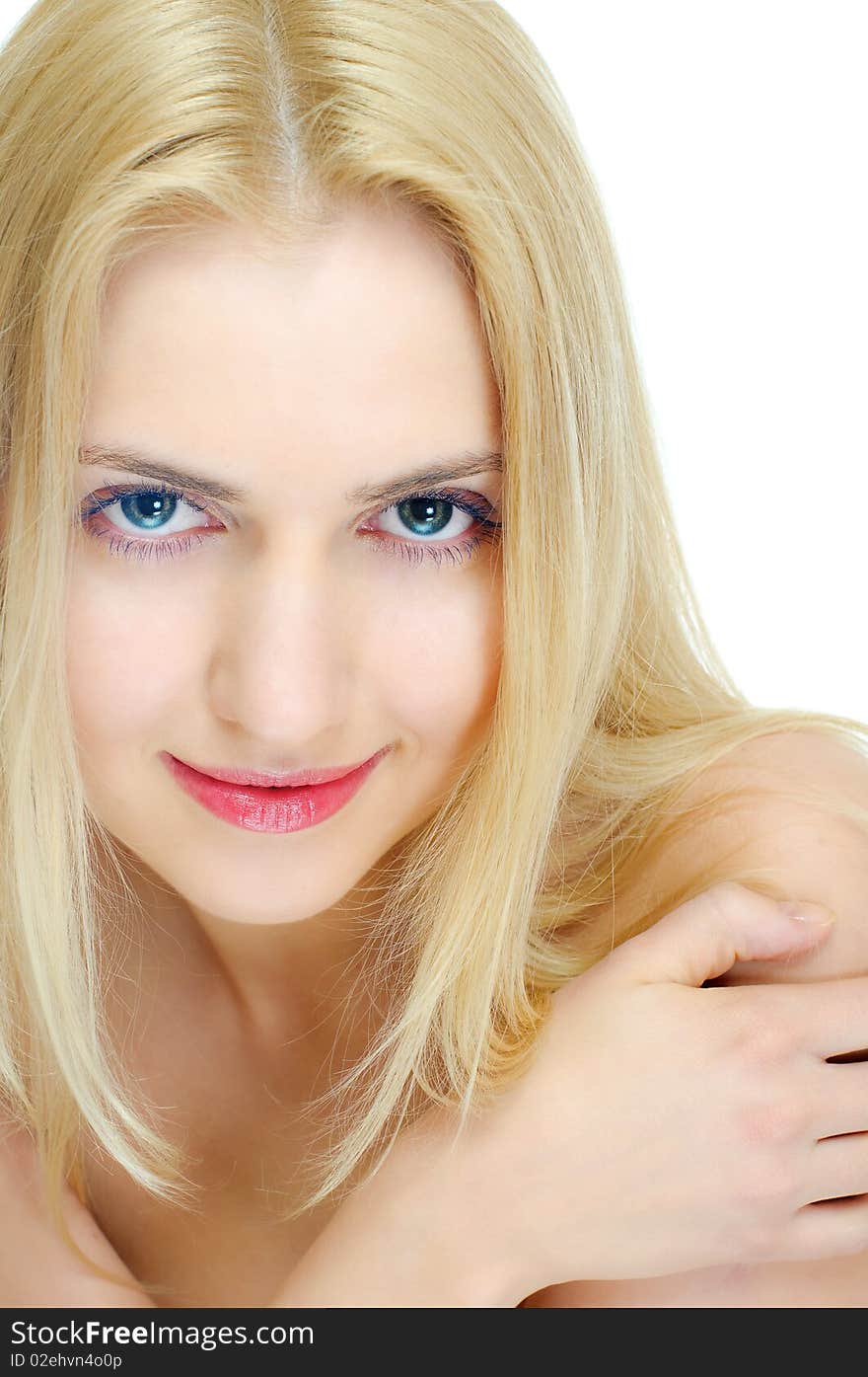 Portrait of young beauty woman with a bit soft effect. Portrait of young beauty woman with a bit soft effect