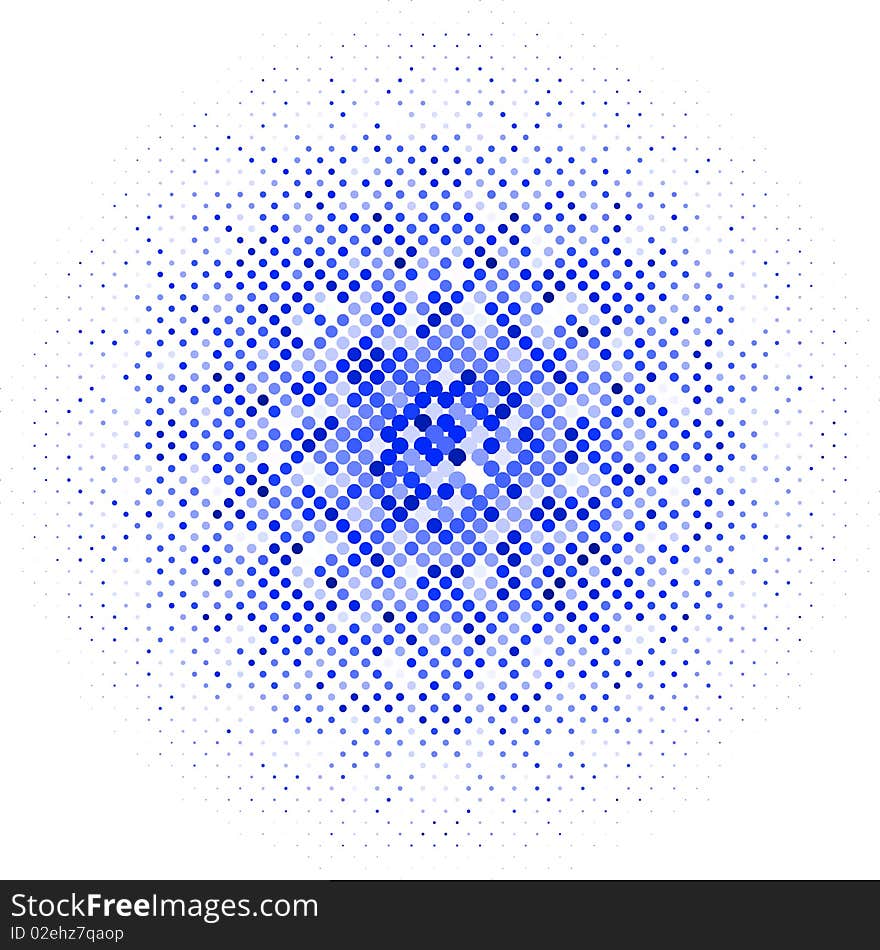 Abstract dots  background. Halftone.