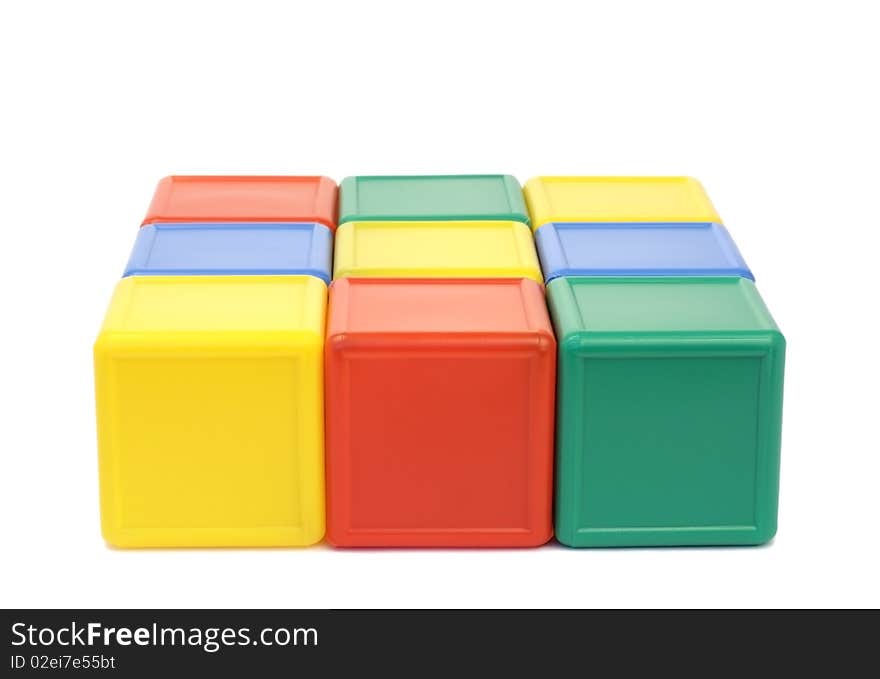 Colored cubes