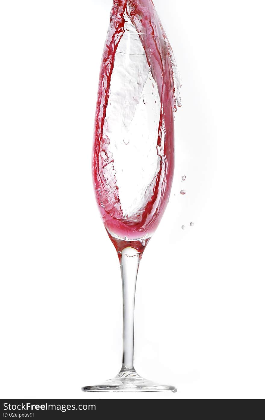 Liquid In  Wineglass