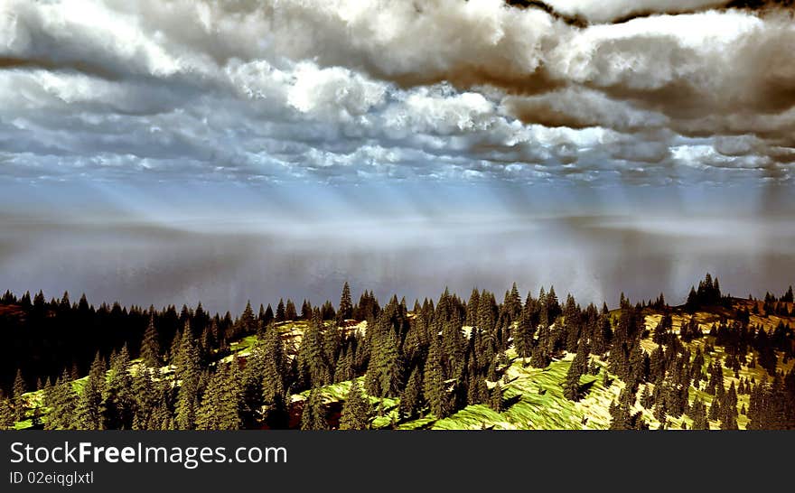 Siberian landscape