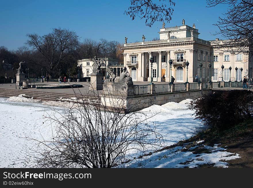 Royal Palace on the Water in Warsaw