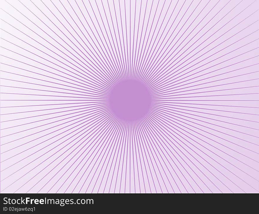 Illustration drawing of beautiful purple ray background