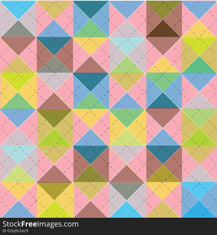 Faschion fabric, texture pattern in colored squares