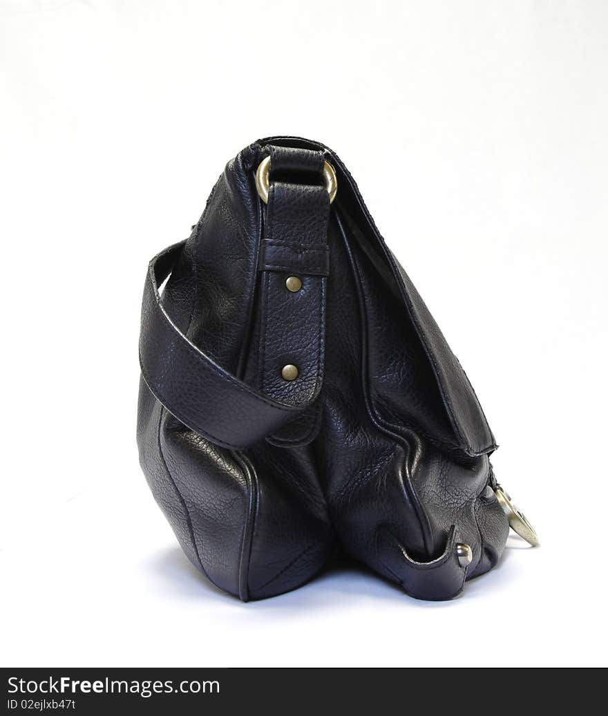 Black Woman Leather Bag