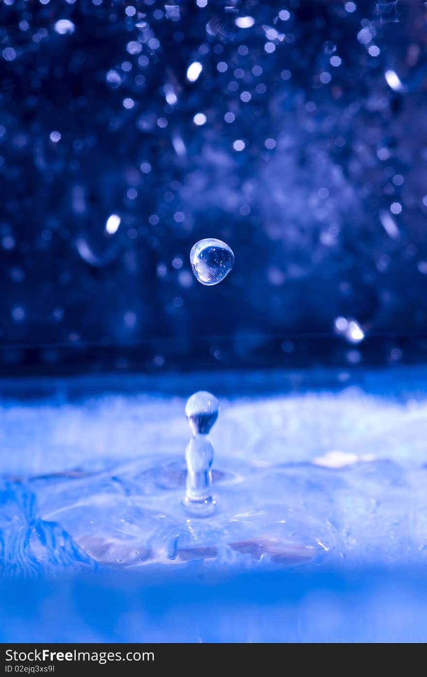 Abstract water drops close up. Abstract water drops close up