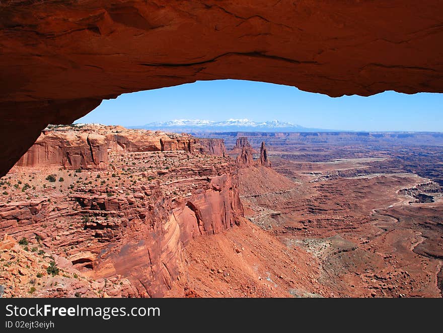 Mesa Arch View In Canyonlands National Park