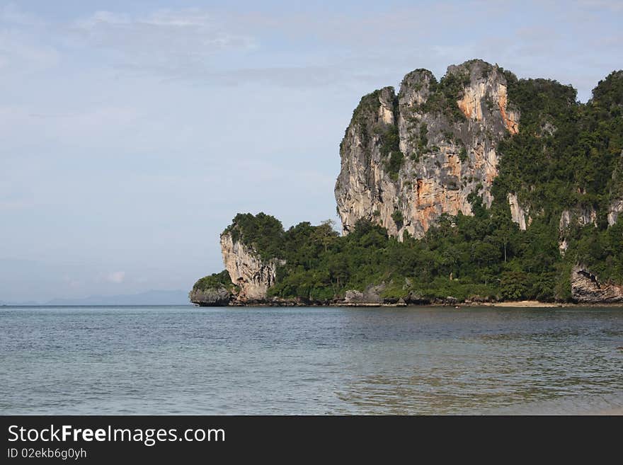 Pronang beach, one of the railay beach, Krabi Thailand