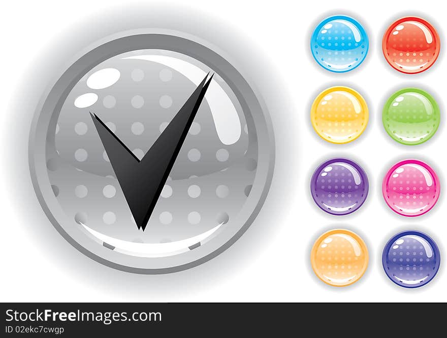 Internet icon. Perforated buttons.Isolated on a white background. Internet icon. Perforated buttons.Isolated on a white background