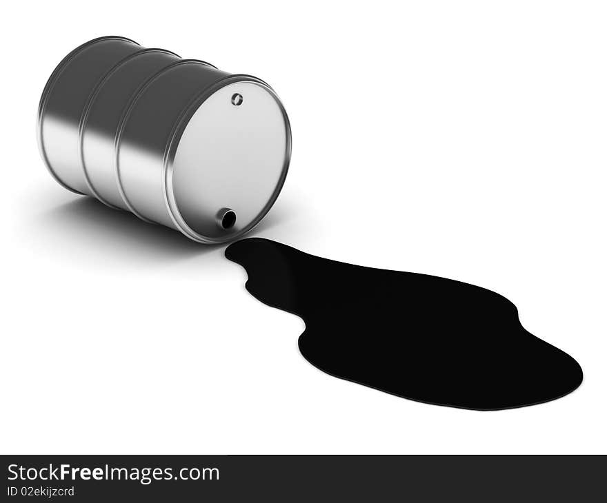 Spilled oil