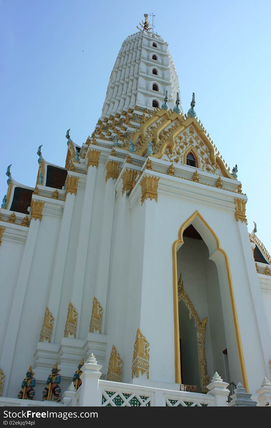 Detail of Thai buddhist temple in Bangkok. Detail of Thai buddhist temple in Bangkok