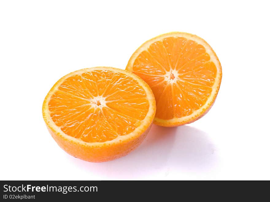 Orange isolated on white background