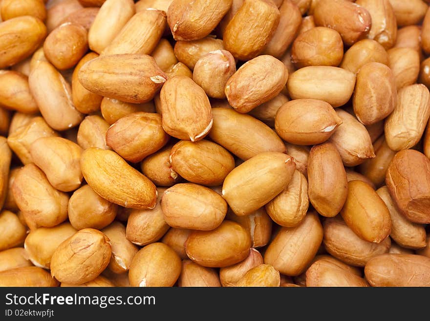 Medium wide shot of peanuts. Medium wide shot of peanuts