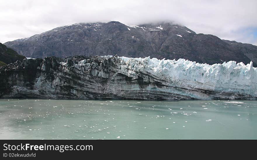 Glacier ice in Alaska