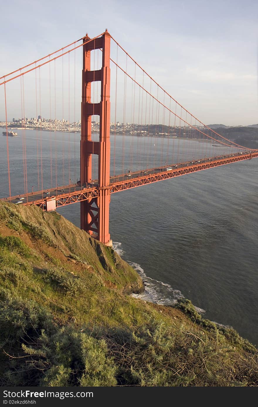 San Francisco Golden Gate Bridge at sunset