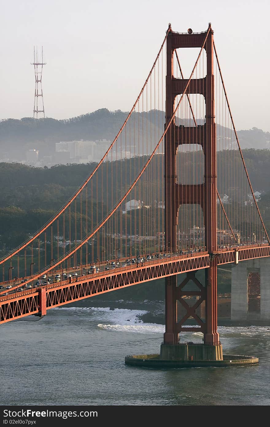 San Francisco Golden Gate Bridge at sunset