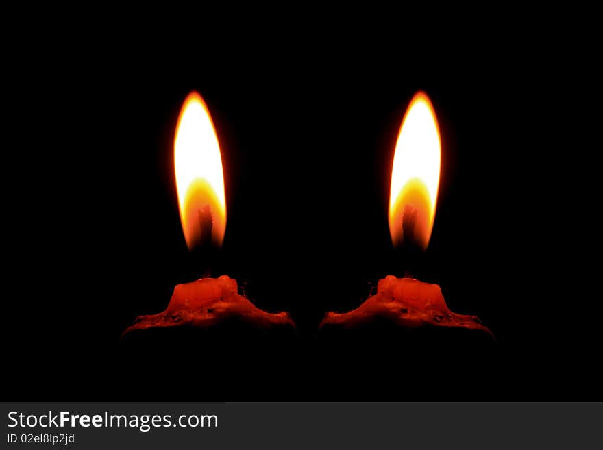 Twin candle