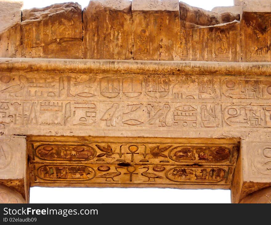 Egyptian hieroglyphics