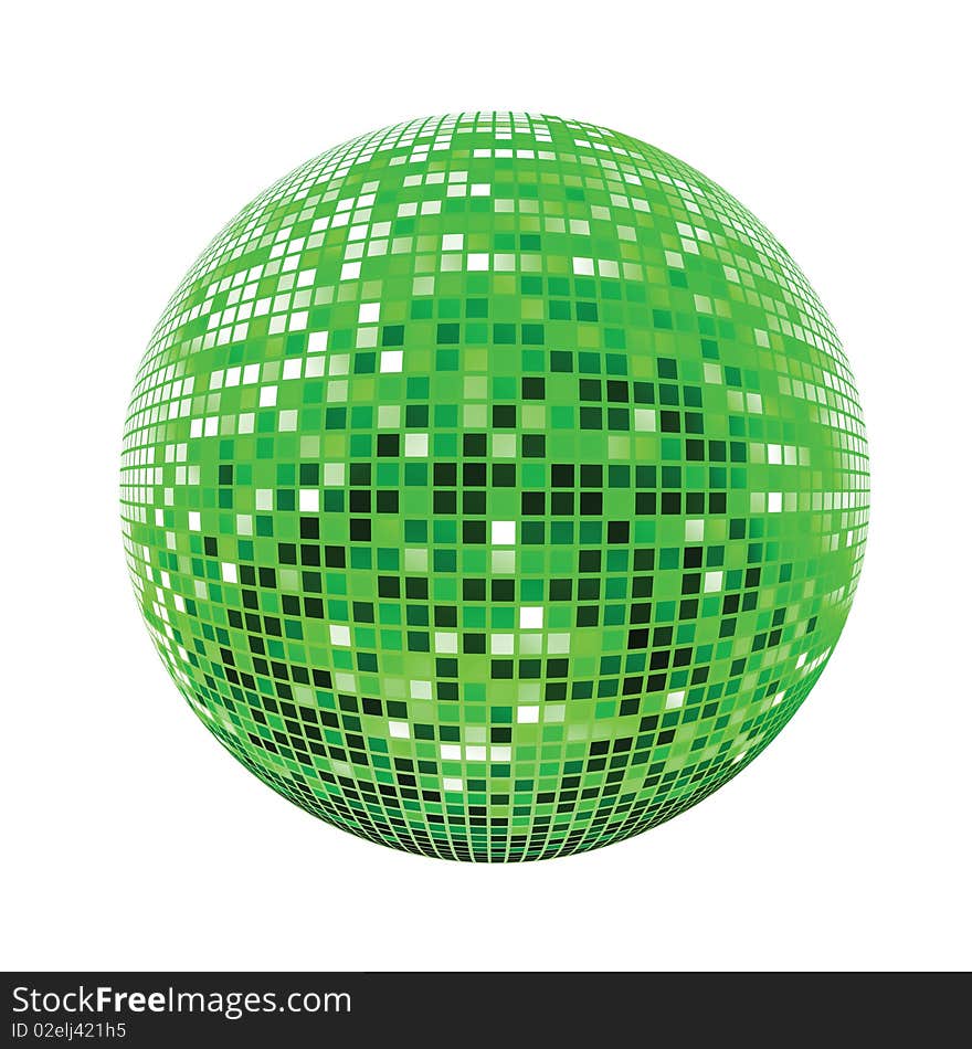 Disco Sphere Green