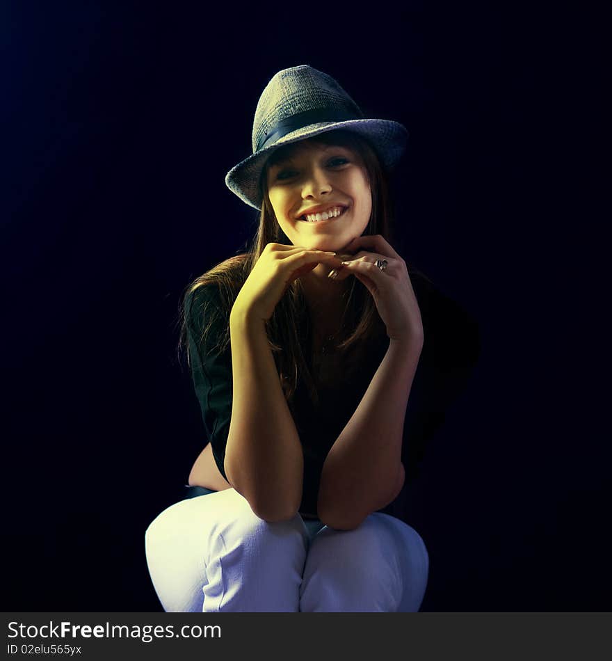 Girl with hat